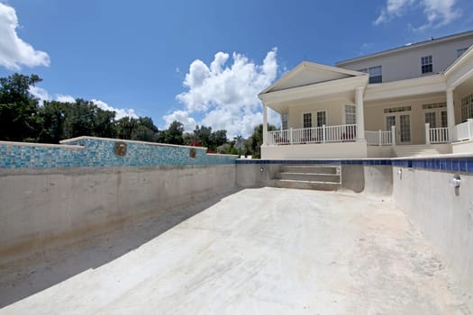 A Swimming Pool under construction in Florida