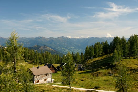 View from the Tauplitzalm into the Grimming Valley