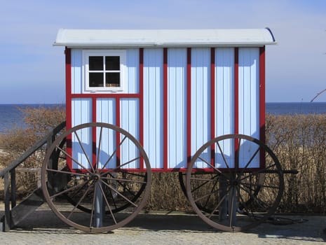 Historic Bathing Cars Baltic Sea