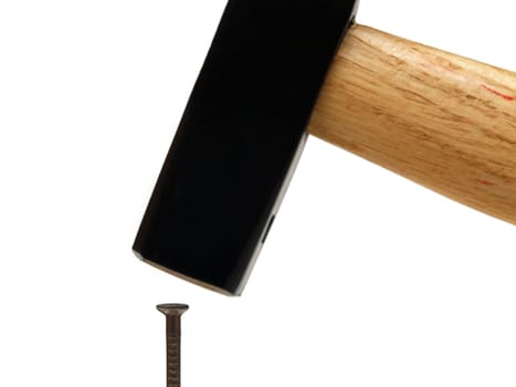 Locksmith's hammer and nail