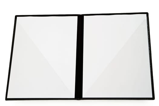 Document folder isolated on white background
