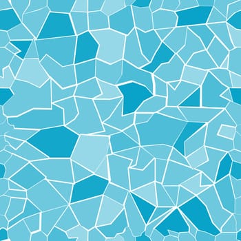 Seamless background pattern with broken glass pieces in global colors only.