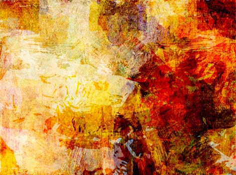 Mixed Media Background - Layers Collage