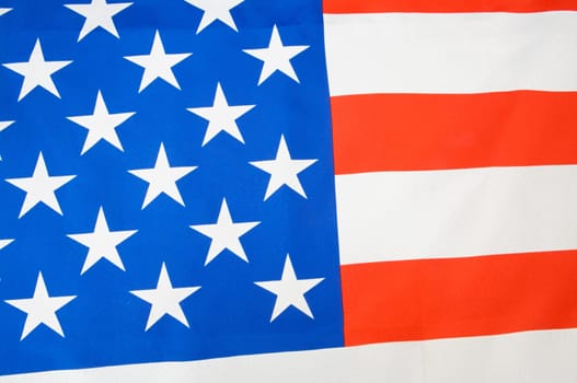American flag a over white back ground
