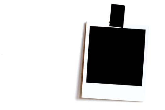 Polaroid with white background