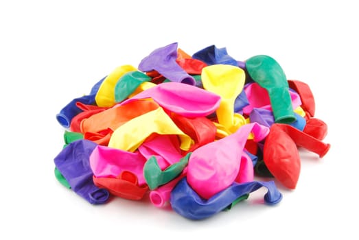 colorful flat baloons (isolated on white background)
