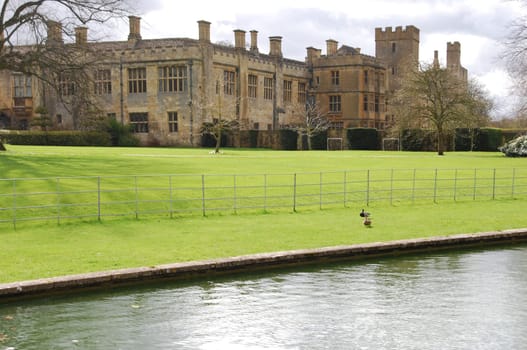 beautiful view at Sudeley Castle in Winchcombe, Gloucestershire (United Kingdom)