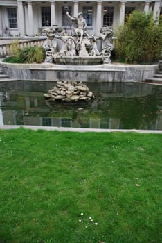 beautiful Neptune fountain in Cheltenham, England (UK)