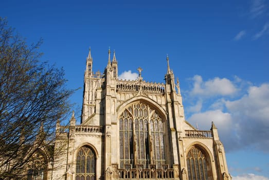 the famous Gloucester Cathedral, England (United Kingdom)
