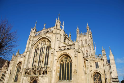 the famous Gloucester Cathedral, England (United Kingdom)