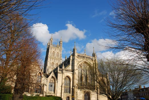 the famous Gloucester Cathedral, England (United Kingdom)