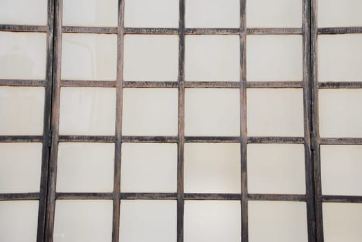background of a beautiful antique and vintage glass/metal window