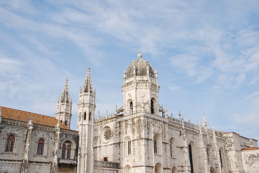 famous Hieronymites Monastery landmark in Lisbon, Portugal