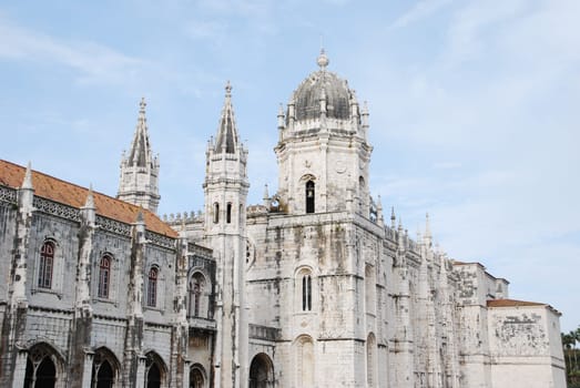 famous Hieronymites Monastery landmark in Lisbon, Portugal