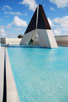 famous landmark to the portuguese soldiers fallen in Ultramar/Africa war (1961-1975) in Lisbon, Portugal