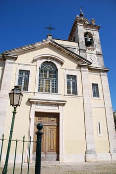 old wounds of Christ Church in Lisbon, Portugal