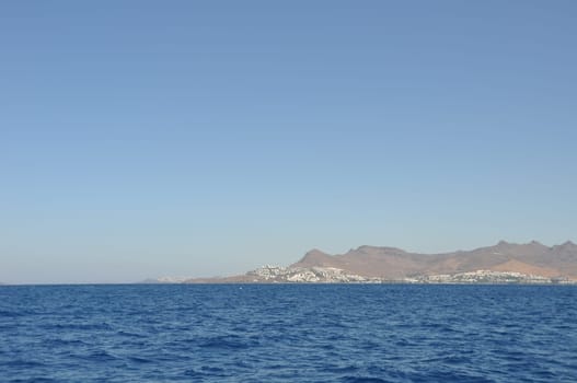 gorgeous seascape to Bodrum coast in Turkey