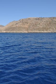 beautiful desert or uninhabited island in Greece