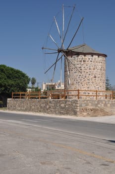 beatiful windmill in Antimahia (Kos), Greece