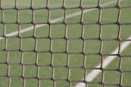 green outdoor tennis court net (background)