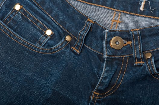 blue jeans front as a background or texture