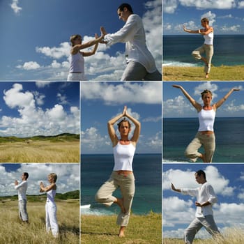 people doing tai chi