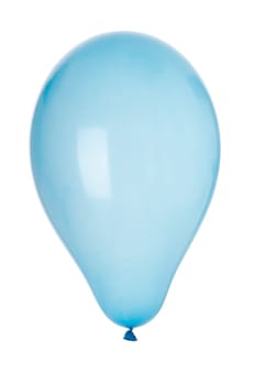 colorful inflatable balloon isolated on white background