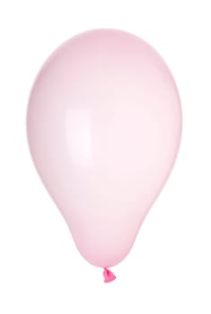 colorful inflatable balloon isolated on white background