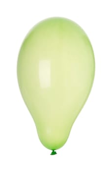 colorful inflatable balloon isolated on white background