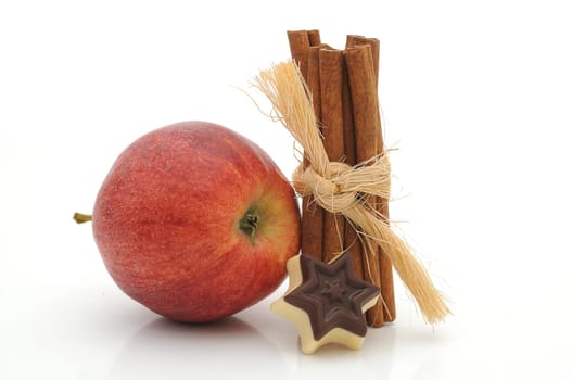 Apple and cinnamon