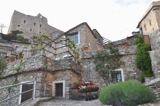 City of Castelvecchio di Rocca Barbena, Savona, Liguria, Italy