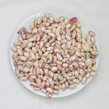 Beans soup salad food useful as background - in a bowl or dish