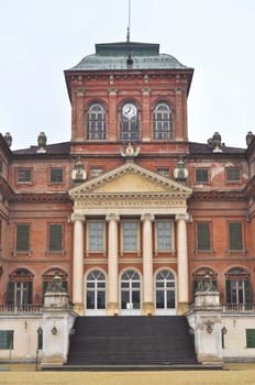 Castello di Racconigi baroque castle in Piedmont Italy