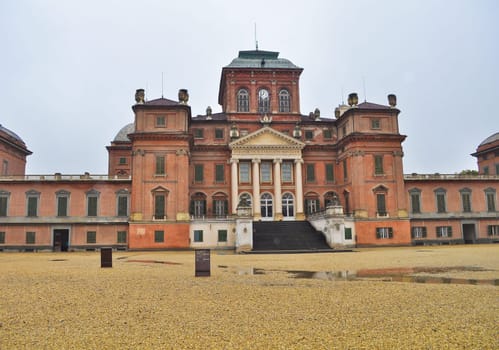 Castello di Racconigi baroque castle in Piedmont Italy