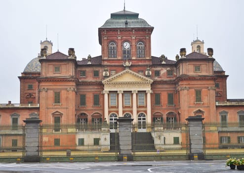 Castello di Racconigi baroque castle in Piedmont Italy
