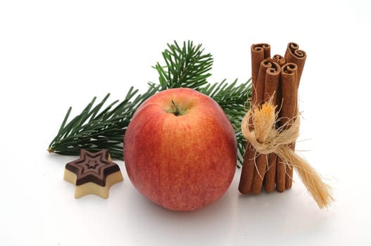Apple and cinnamon