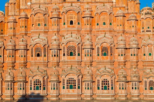 Hawa Mahal, the Palace of Winds, Jaipur, Rajasthan, India.