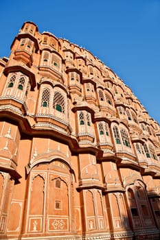 Hawa Mahal, the Palace of Winds, Jaipur, Rajasthan, India.