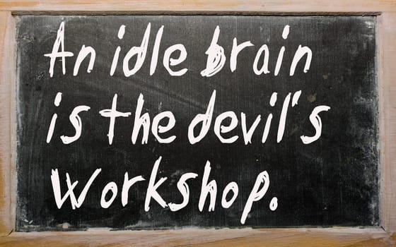 Blackboard writings """"