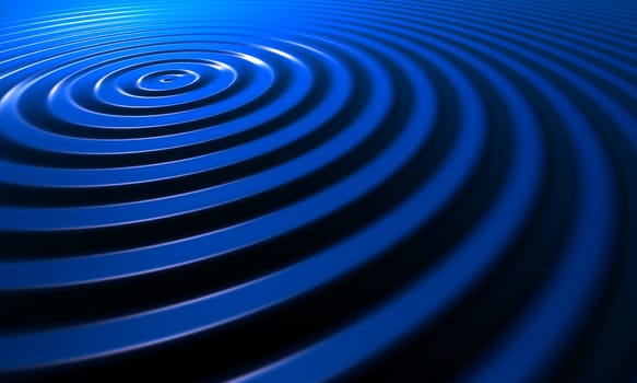 Big circle wave background