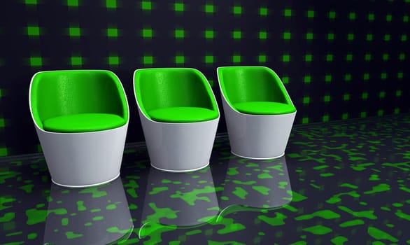 Green Clubchairs