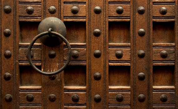 Vintage wood door background