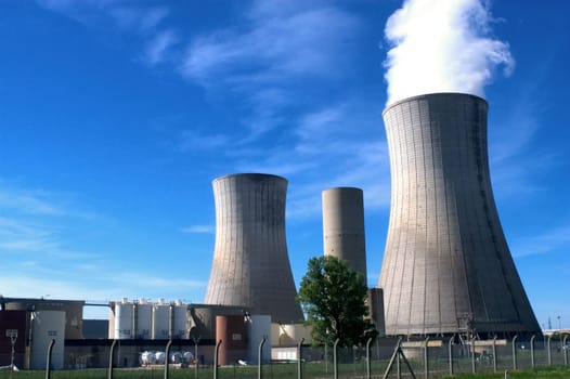 industrial site in nuclear power generation