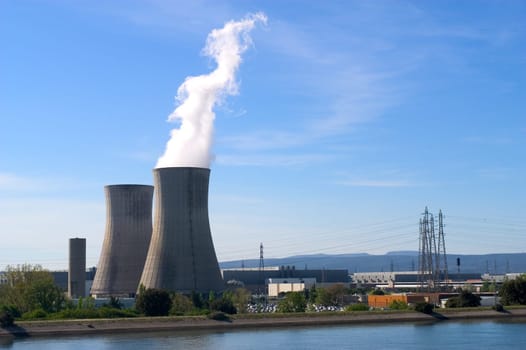 industrial site in nuclear power generation