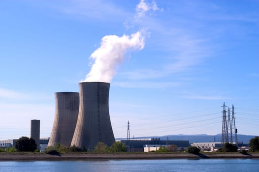 industrial site in nuclear power generation