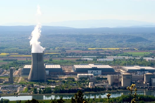 industrial site in nuclear power generation