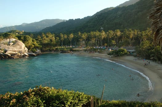 Famous Tayrona Beach Colombia Caribbean Coast