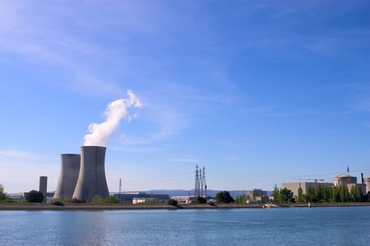industrial site in nuclear power generation