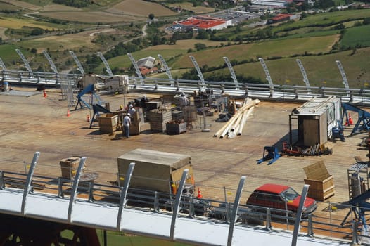 construction of a viaduct