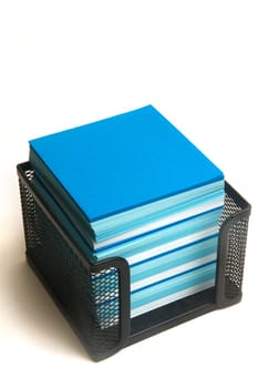 notebook office on white background